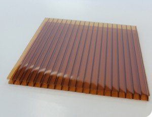 Полікарбонат бронза — бронзовий стільниковий полікарбонатний матеріал 8 мм