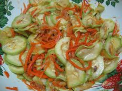 Як замаринувати кабачки на зиму.
