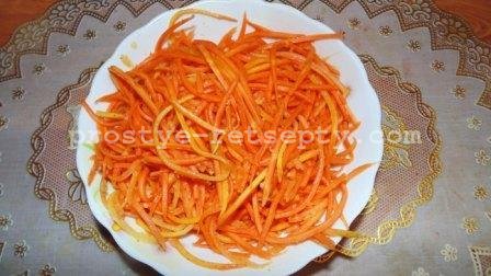 Морква по корейськи в домашніх умовах: рецепт з фото