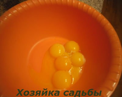 Бісквіт, рецепт класичний покроковий з фото, 6 яєць