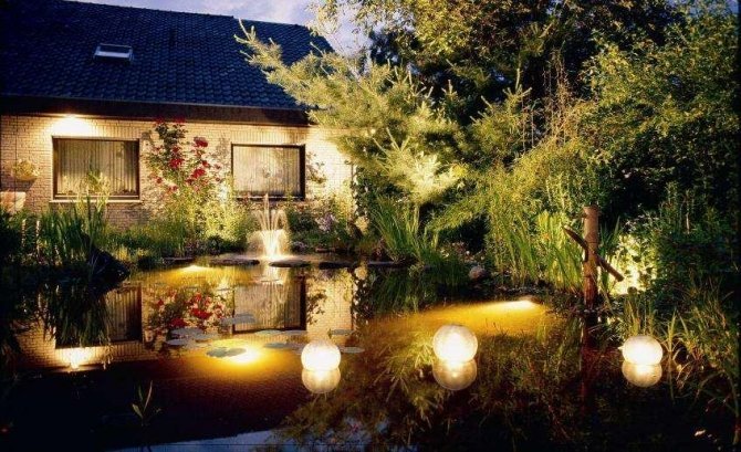 Освітлення для саду   необхідний елемент дизайну ділянки