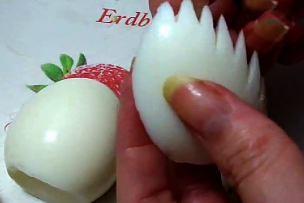 Як зробити з яйця лебедя   покрокове прикраса