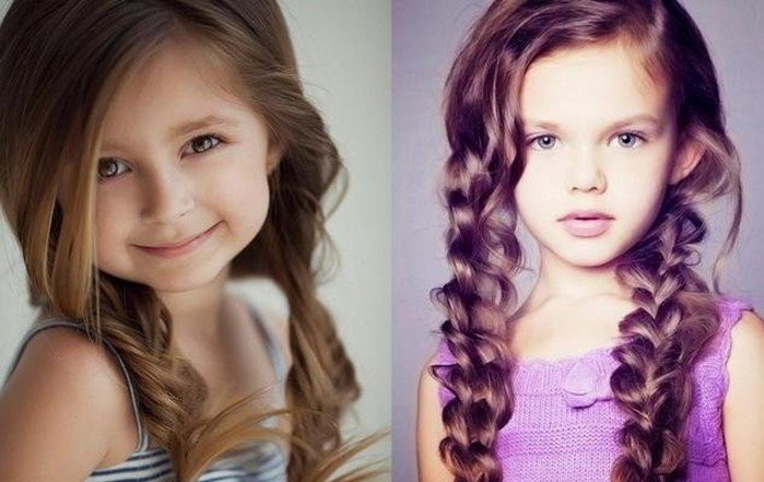Які зачіски дітям на довге волосся більш красиві: огляд популярних укладок