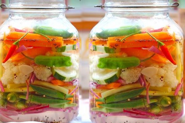 Салат овочеве асорті, на зиму   покроковий рецепт