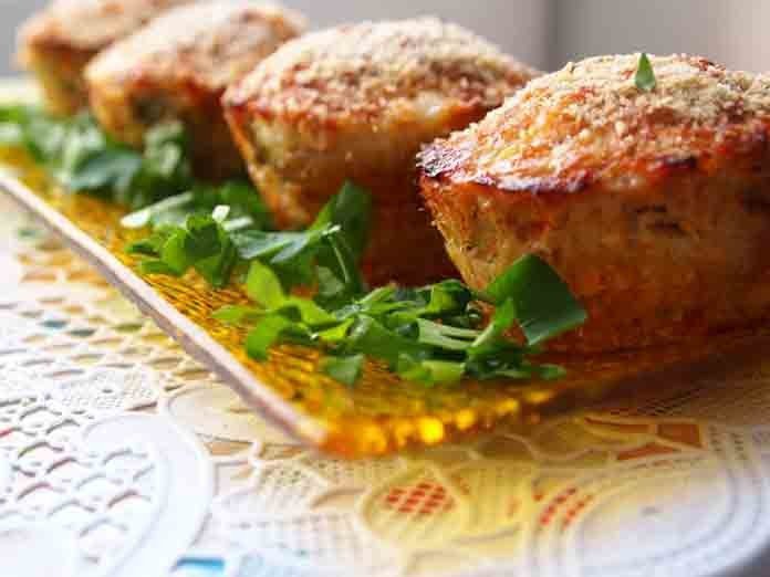 Мясні кекси з начинкою