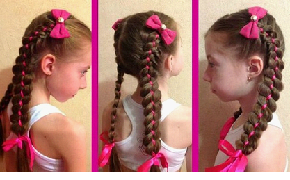Зачіски з гумок для дівчаток: яскраві варіанти для принцес