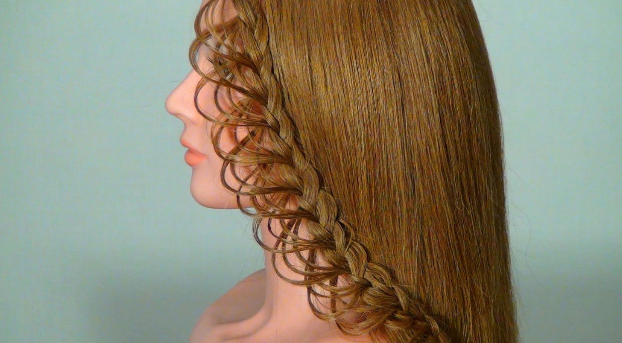 Як заплести косу навколо голови: кіска колосок дуже жіночна зачіска