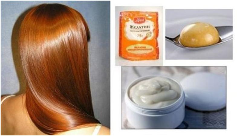 Маска з желатину для волосся: ефект ламінування локонів забезпечений