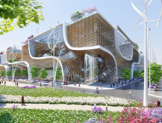 Vincent Callebaut придумав дизайн екологічно чистого торгового центру