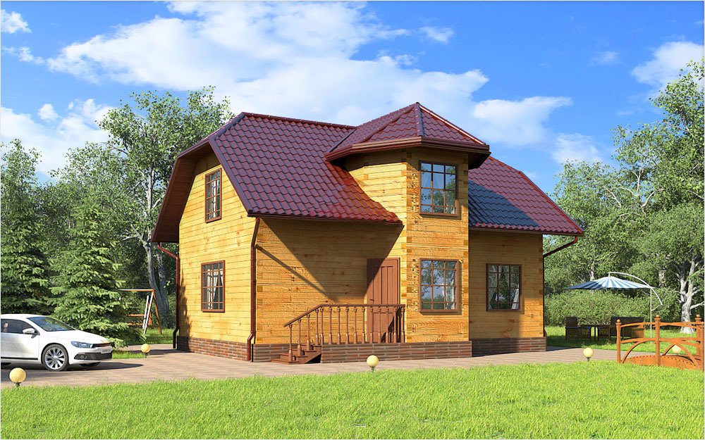 Еркер для деревяного будинку   практична і красива деталь будови