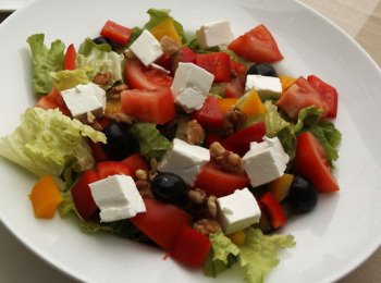 Дієта на грецькому салаті   рецепти, калорійність меню