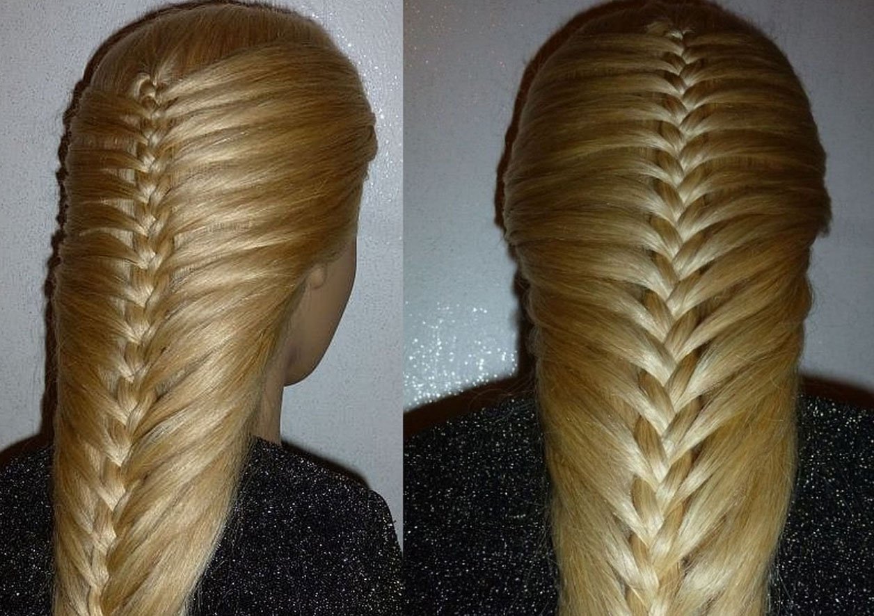 Плетение кос в школу на длинные волосы