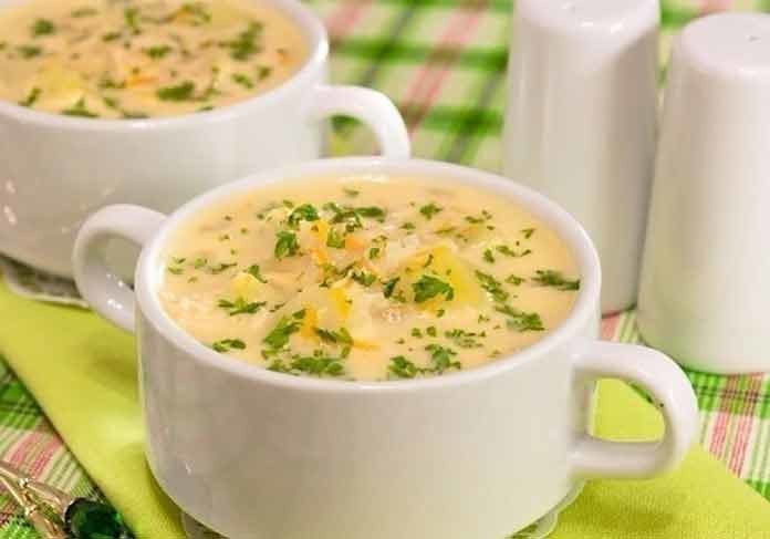 Як приготувати сирний суп з куркою