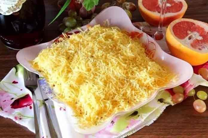 Мисливський салат з куркою