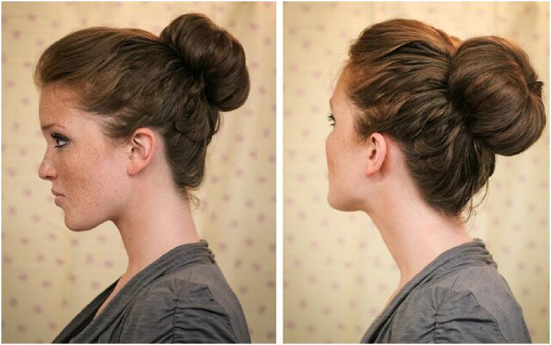 Як зробити красиву шишку з волосся на голові: зачіска два пучка з боків та інші