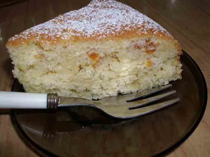 Лимонний кекс родзинками мультиварці