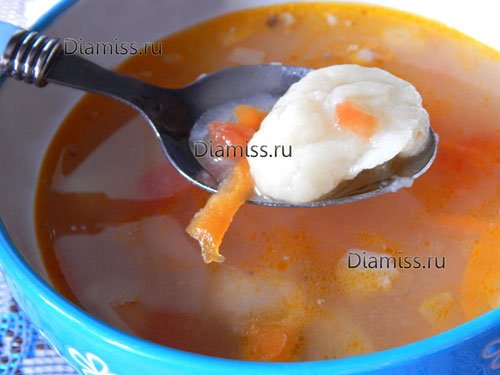 Самий смачний суп з галушками з дитинства
