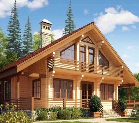 Будинок з бруса: відмінності клеєного бруса, його плюси і мінуси