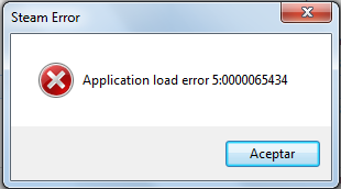 Помилка Application Load Error 5:0000065434 що робити