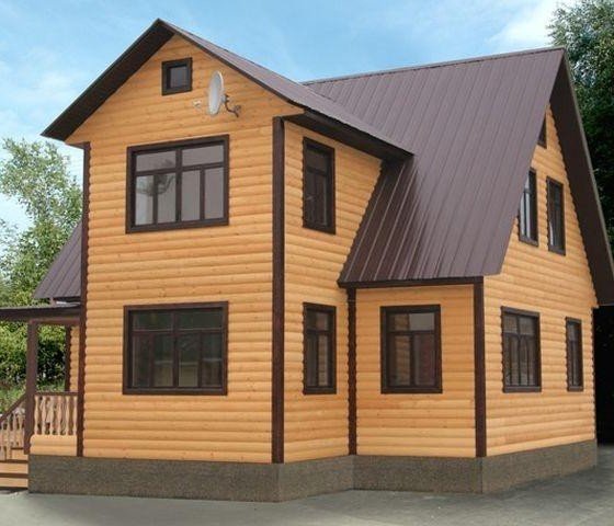 Зимові деревяні будинки