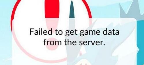 Failed to get game data from the server Pokemon go