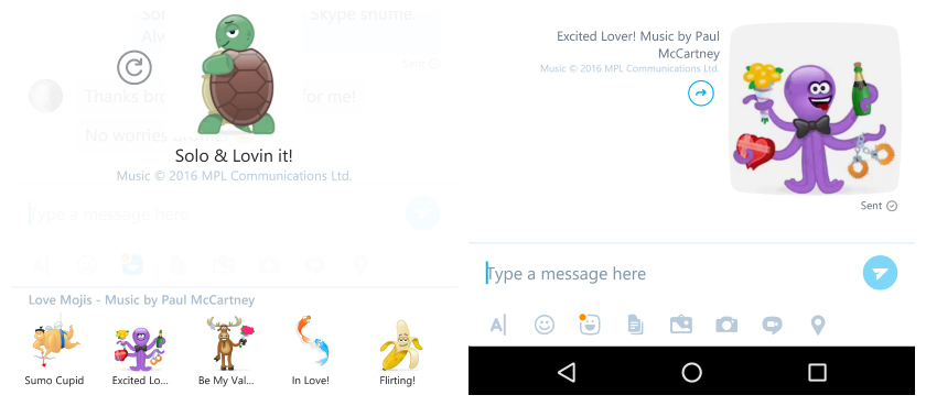 Сер Пол Маккартні співпрацює зі Skype над створенням спеціальних эмоджи на честь Дня Святого Валентина