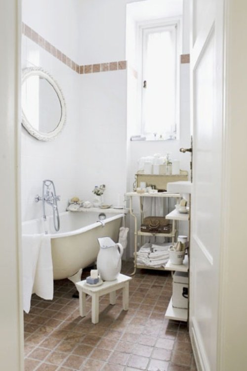 Інтерєр ванної кімнати в стилі прованс