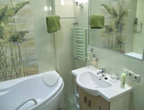 Оптимальний дизайн маленької ванної кімнати (76 фото)