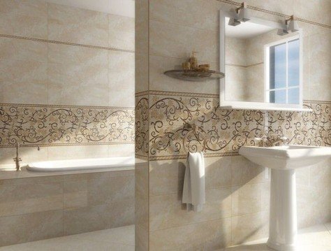 Стильна плитка для ванної кімнати: дизайн і сміливі рішення (85 фото)