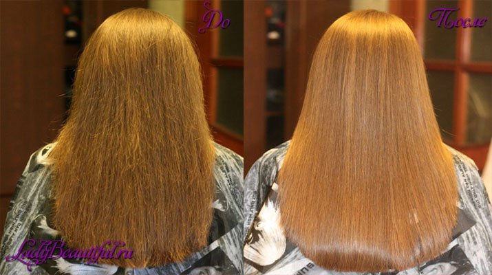 Кератинове випрямлення та відновлення волосся: фото до і після