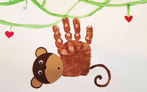 Як зробити Мавпочку на Новий рік своїми руками з паперу