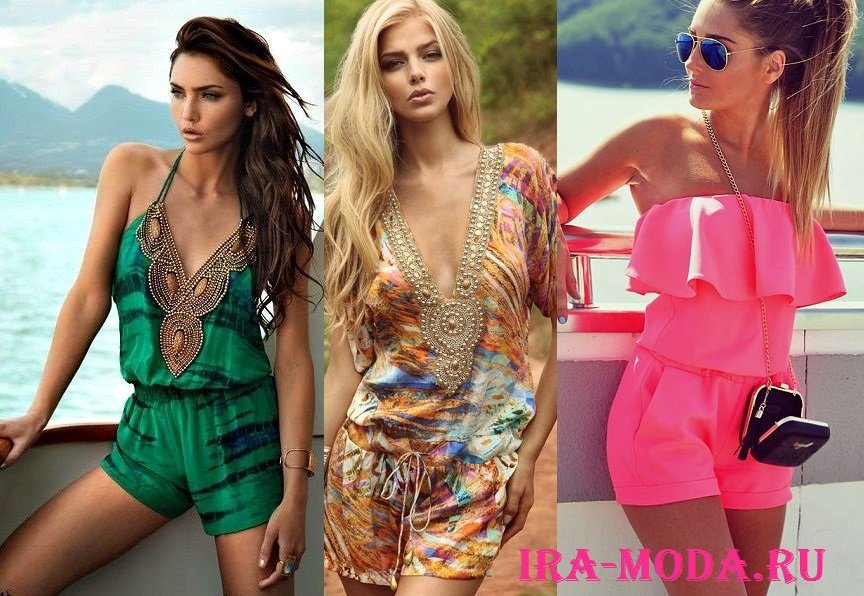 Модні літні жіночі комбінезони 2017 фото новинки фасони