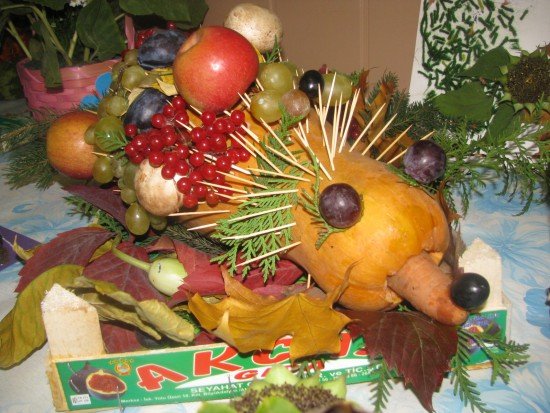 Вироби з фруктів та овочів своїми руками: фото красивих дитячих виробів для виставки
