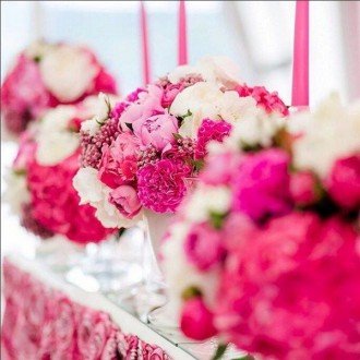 Весілля в рожевому кольорі ідеї 64 фото новинки