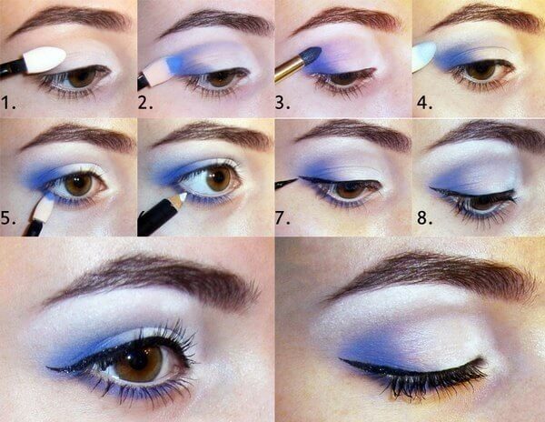 Яскравий макіяж для карих очей: вибір тіней і правила нанесення