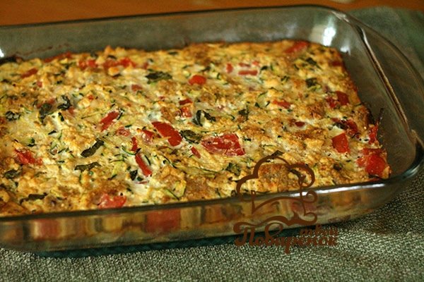 Запіканка з кабачків в духовці покроковий рецепт Запіканка з кабачків в духовці покроковий рецепт