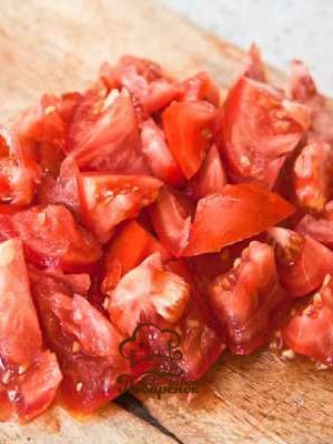 Пельмені з помідорами на сковороді в духовці   покрокові рецепти