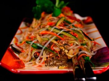 Салат з китайської локшиною фунчозой   кращі покрокові рецепти