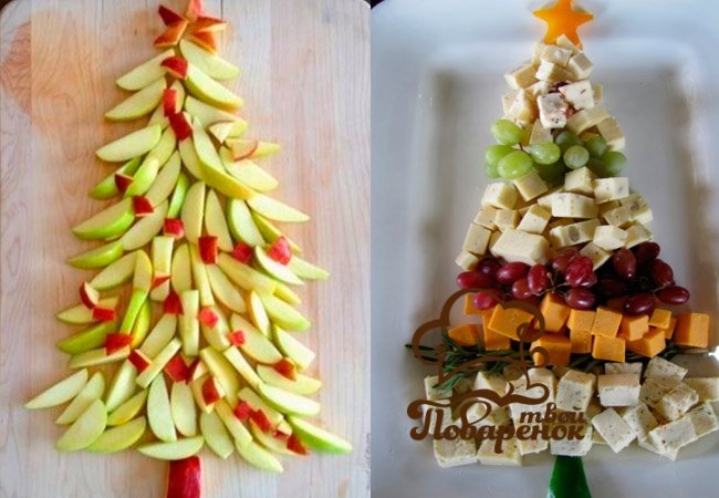 Як прикрасити новорічний стіл фруктами і овочами   найкращі поради