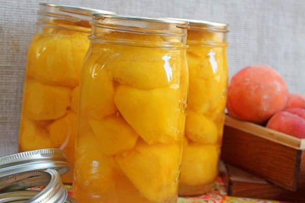 Консервовані персики   покроковий рецепт