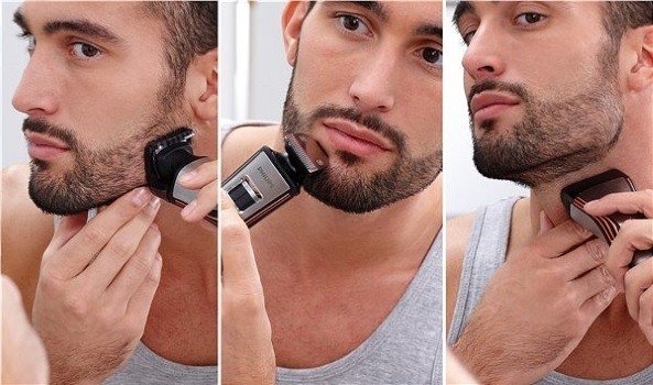 Як голити бороду тримером