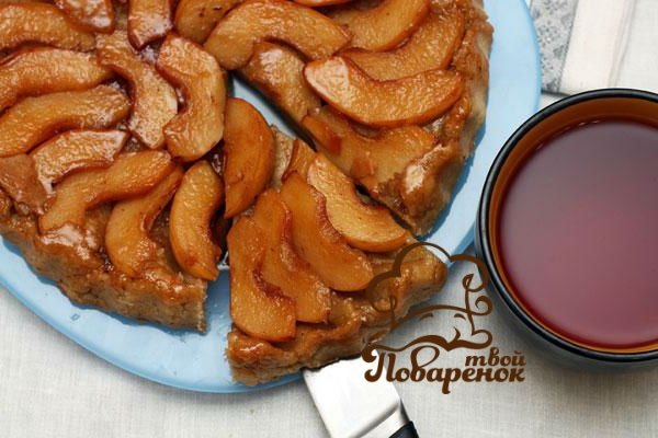 Французький яблучний пиріг тарт татен   покроковий рецепт
