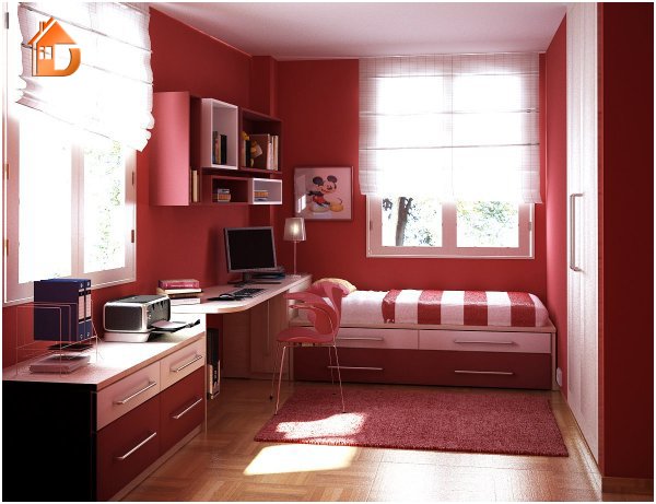 Дизайн кімнати для дівчинки підлітка в сучасному стилі
