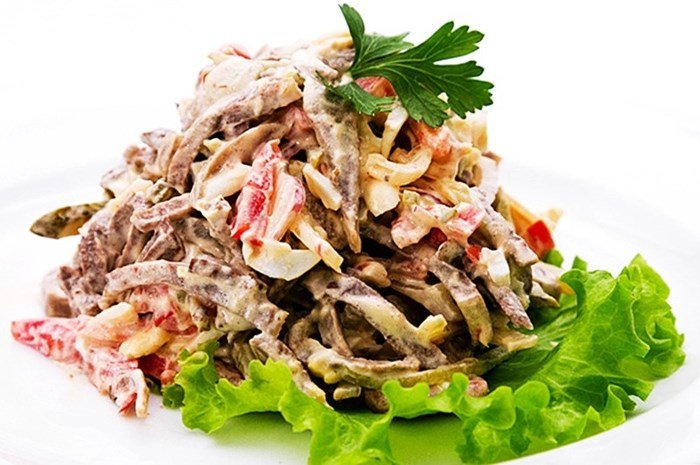 Салат мясной на новый год 2018 рецепты Салат мясной на новый год 2018 рецепты