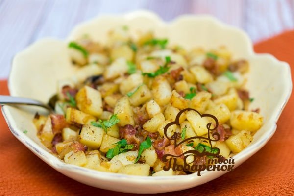 Як посмажити картоплю з грибами на сковорідці   найкращі рецепти