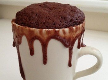 Шоколадний кекс в мікрохвильовці   найкращі рецепти