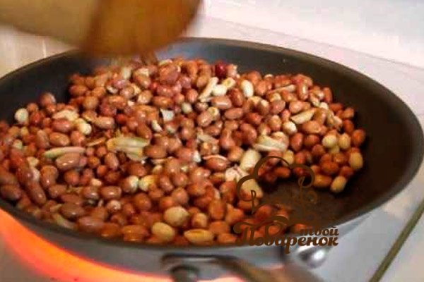 Як смажити арахіс на сковороді   покроковий рецепт