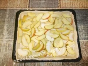 Дріжджовий пиріг з яблуками: рецепт з фото покроково в духовці