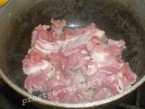 Азу по татарськи з солоними огірками з свинини: рецепт з фото