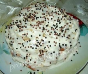 Торт панчо з вишнею: покроковий рецепт з фото
